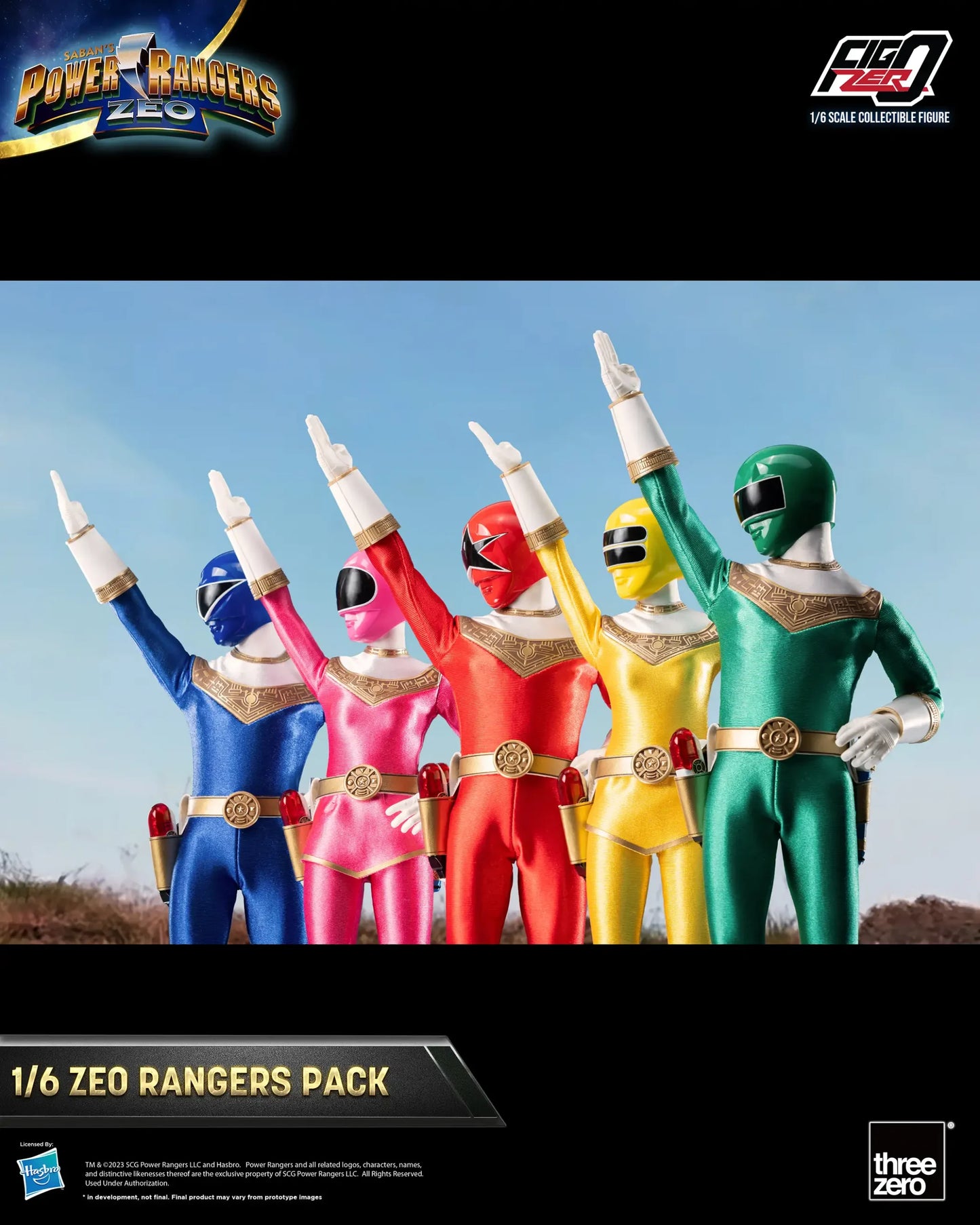 Power Rangers Zeo FigZero 1/6 Zeo Power Rangers Pack