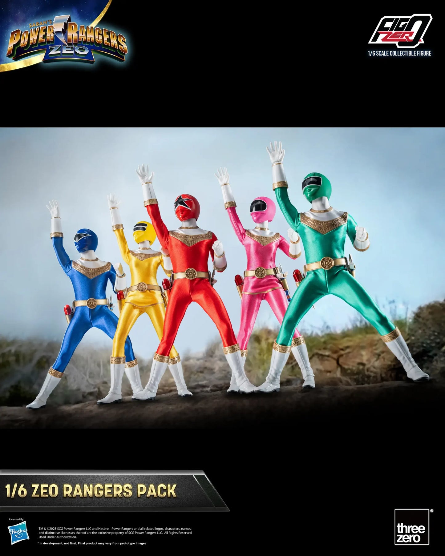 Power Rangers Zeo FigZero 1/6 Zeo Power Rangers Pack