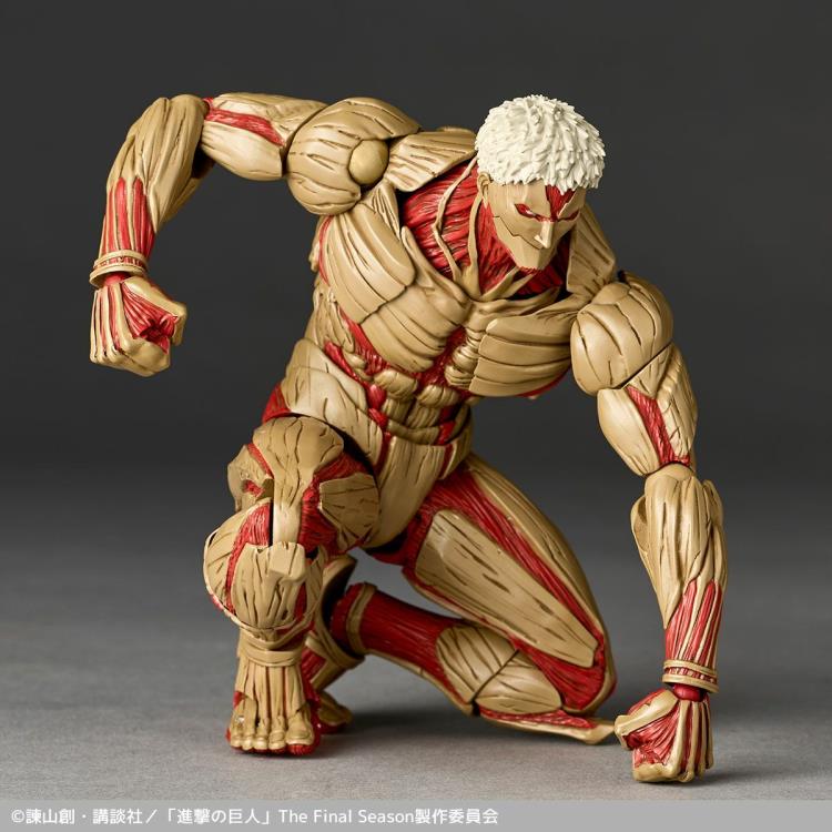 Attack on Titan Amazing Yamaguchi Revoltech NR069 Armored Titan (Reiner Braun) Action Figure