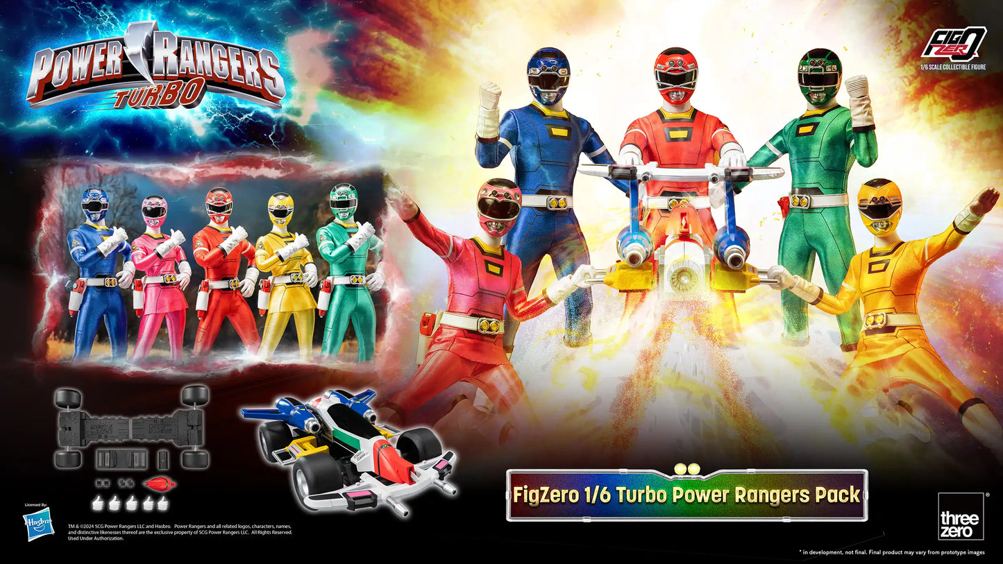 Power Rangers Turbo FigZero 1/6 Turbo Power Rangers Pack