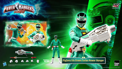 Power Rangers Turbo FigZero 1/6 Green Turbo Power Ranger