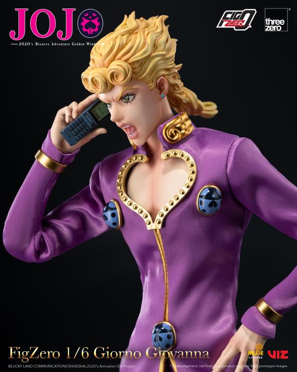 JoJo's Bizarre Adventure: Golden Wind FigZero Giorno Giovanna 1/6 Scale Action Figure