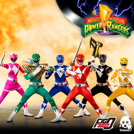 Mighty Morphin Power Rangers 1/6 Core Rangers + Green Ranger Six-Pack