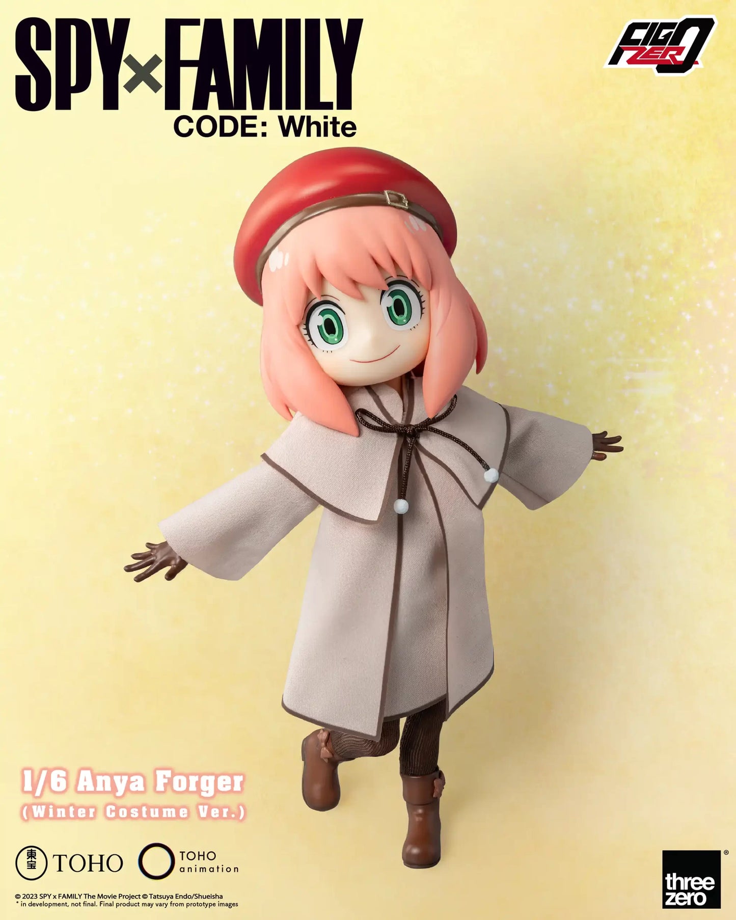 SPY×FAMILY CODE: White FigZero 1/6 Anya Forger (Winter Costume Ver.)