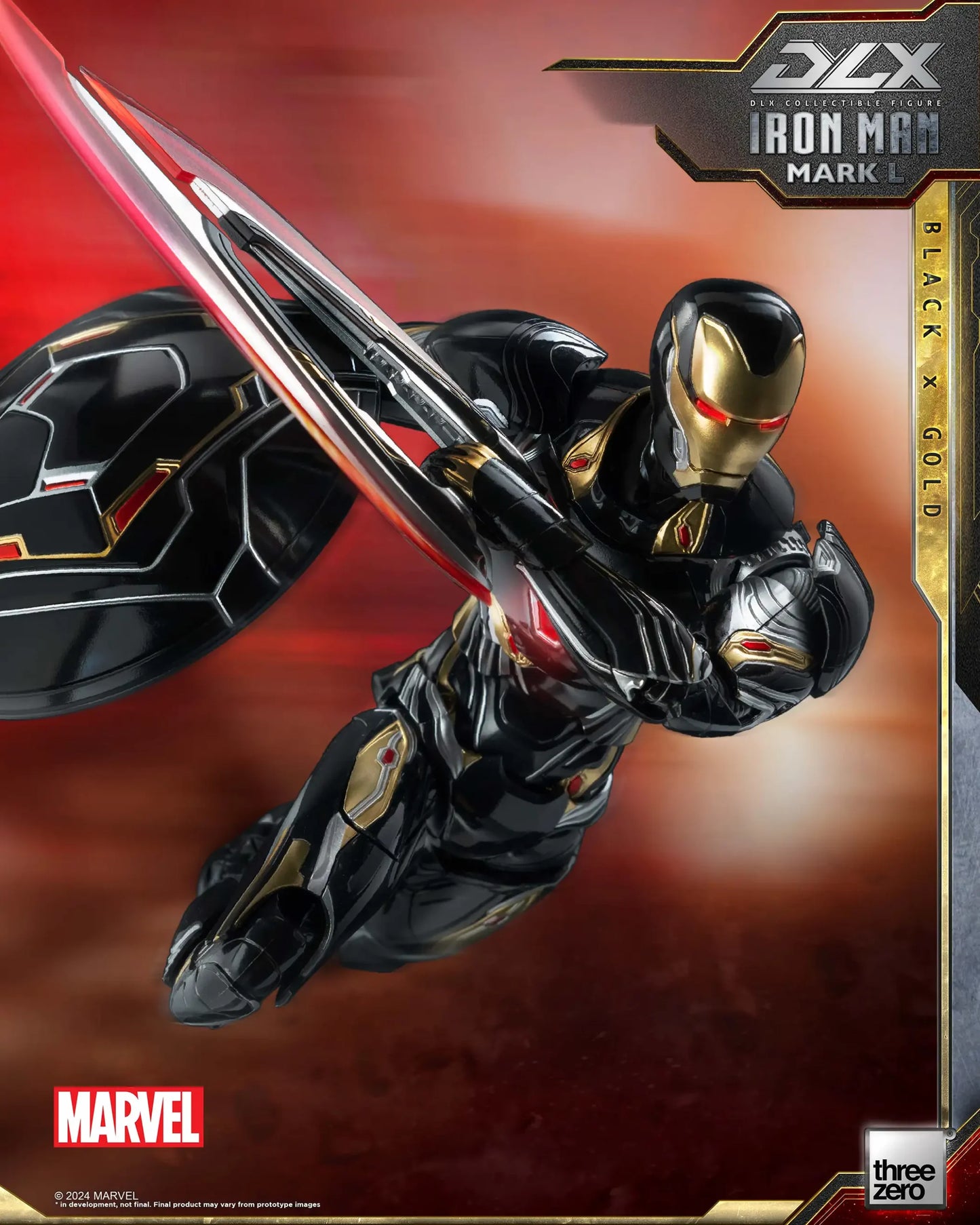 Marvel DLX Iron Man Mark 50 (Black X Gold)