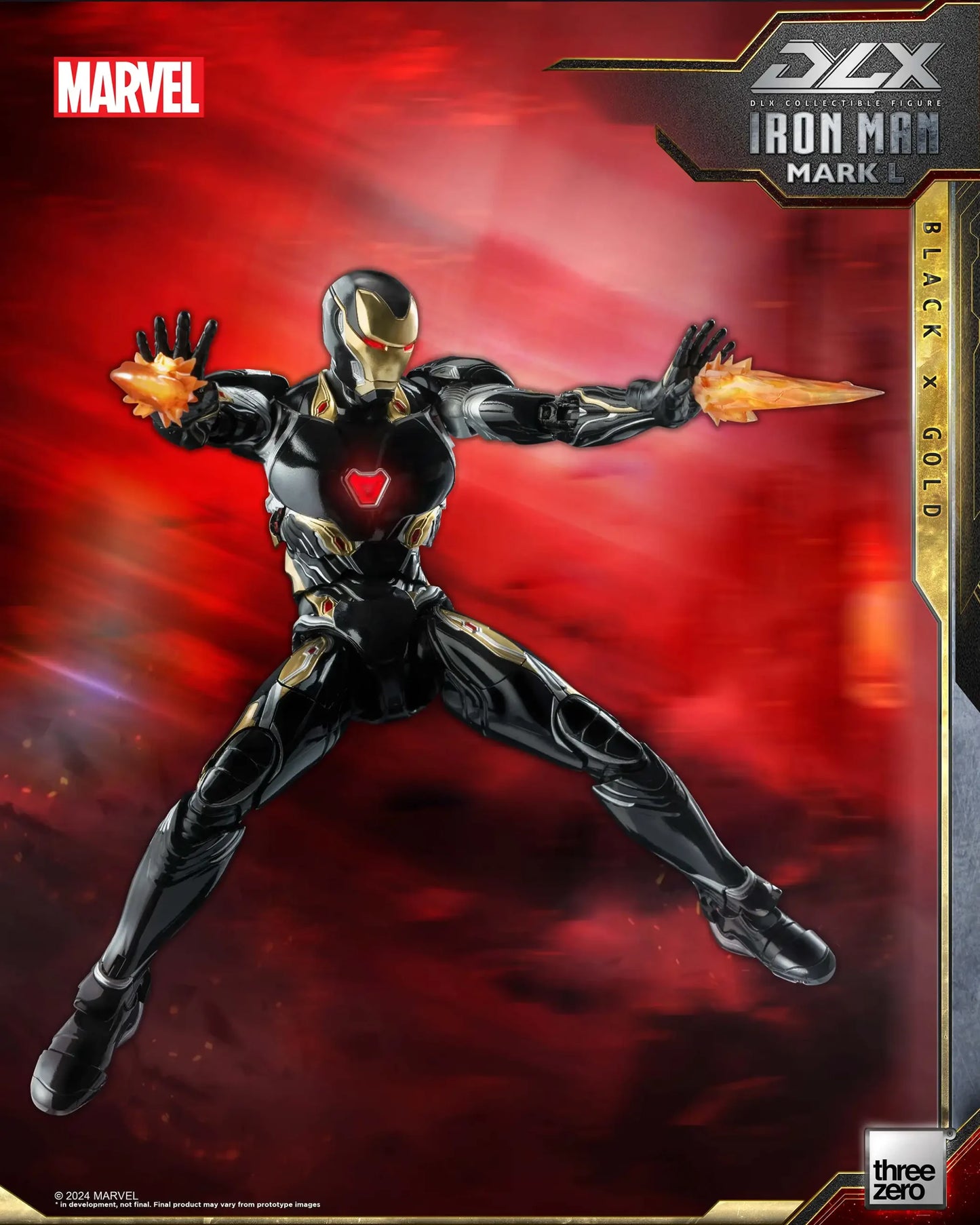 Marvel DLX Iron Man Mark 50 (Black X Gold)