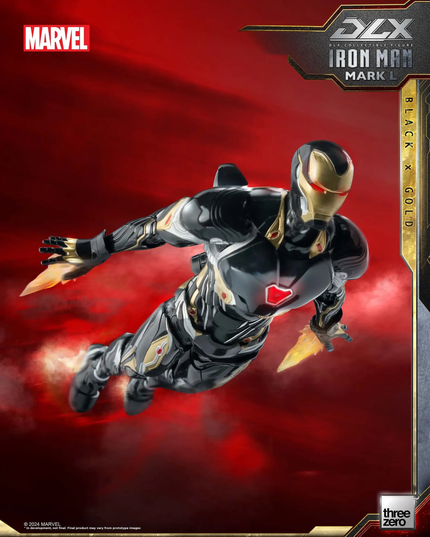 Marvel DLX Iron Man Mark 50 (Black X Gold)