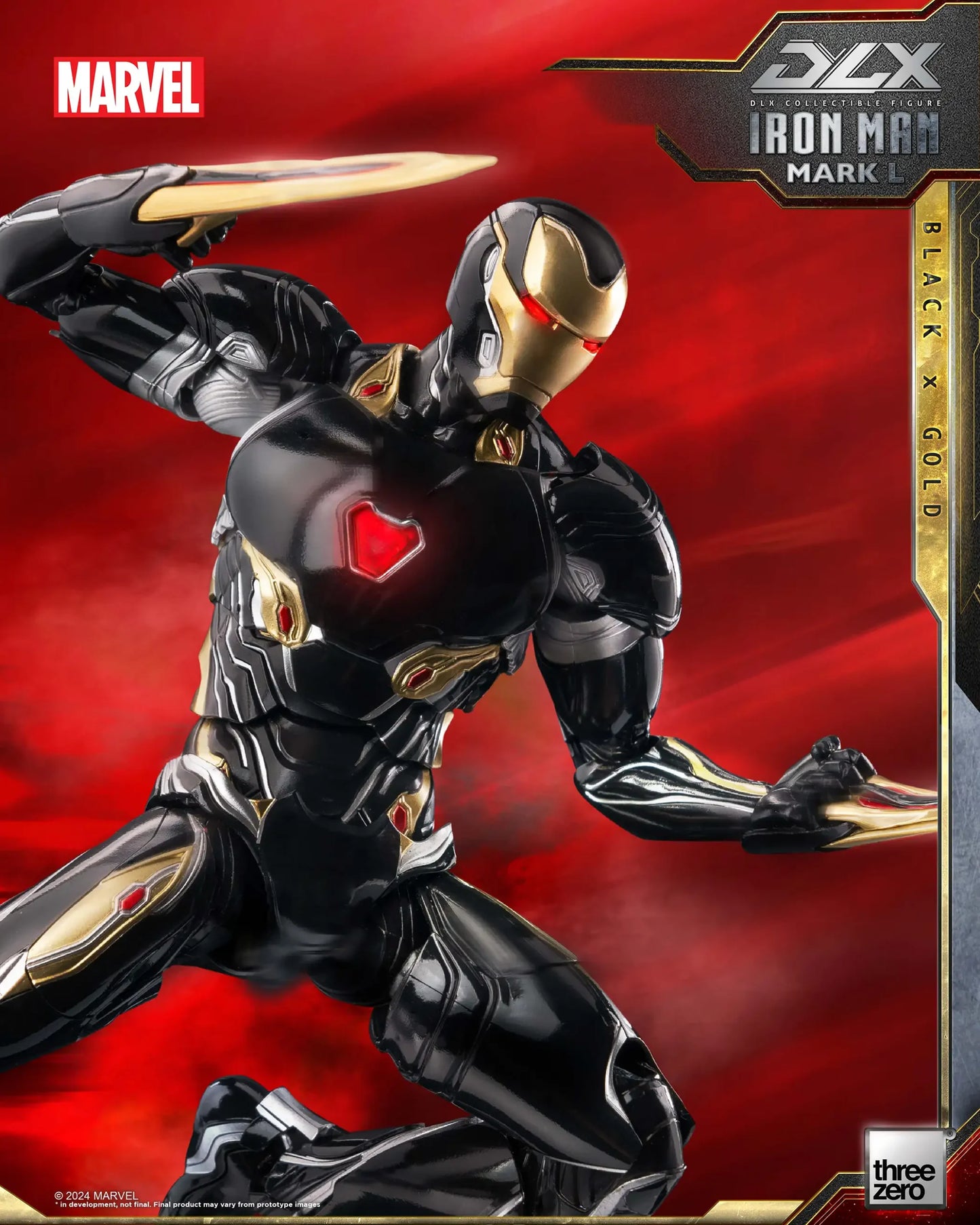 Marvel DLX Iron Man Mark 50 (Black X Gold)