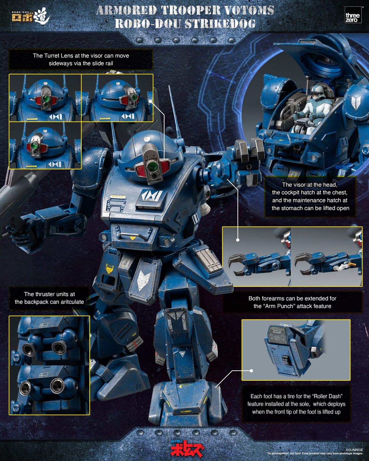 Armored Trooper VOTOMS ROBO-DOU Strikedog
