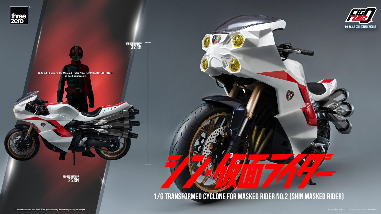 SHIN MASKED RIDER FigZero 1/6 Transformed Cyclone for Masked Rider No.2 (SHIN MASKED RIDER)