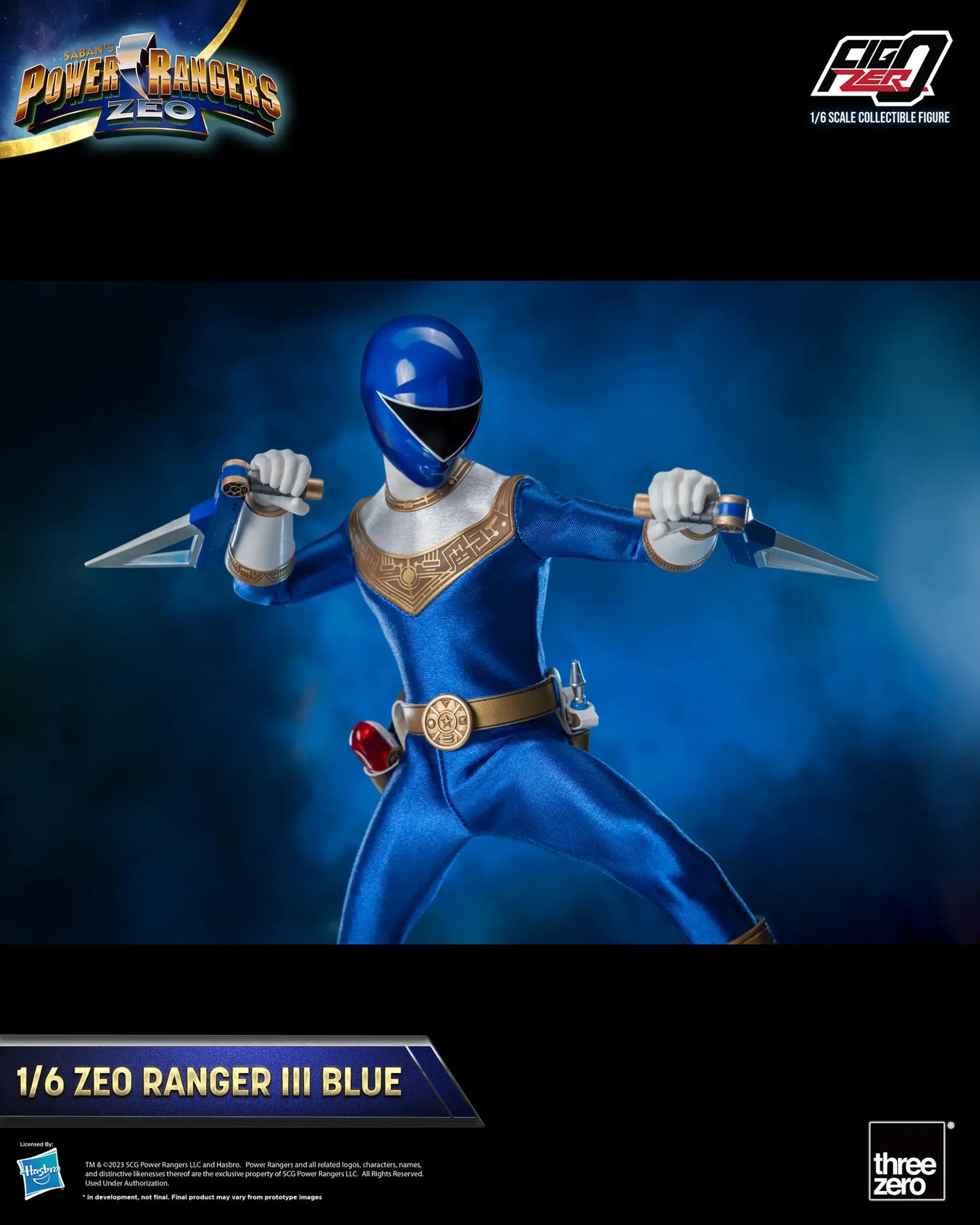 Power Rangers Zeo FigZero 1/6 Zeo Power Ranger III Blue