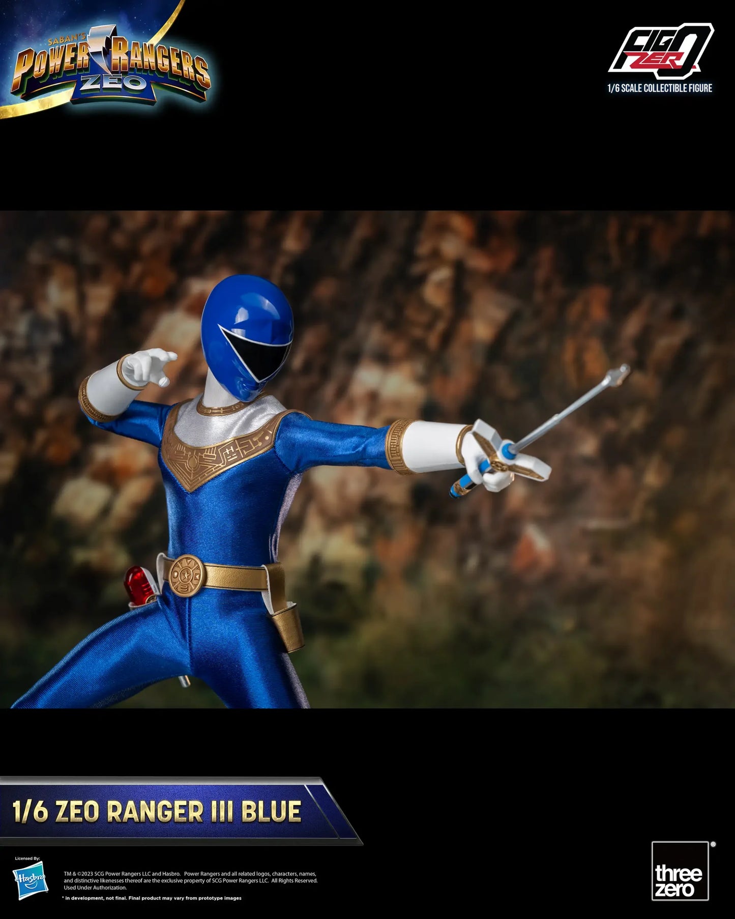 Power Rangers Zeo FigZero 1/6 Zeo Power Ranger III Blue