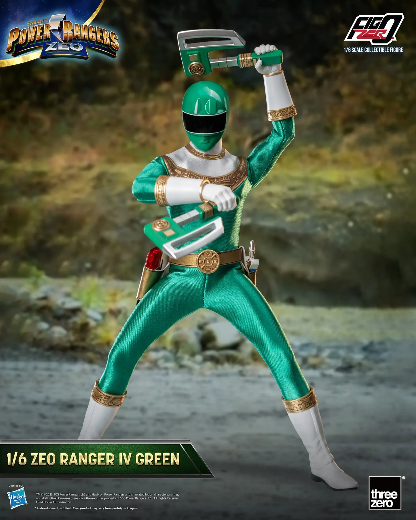 Power Rangers Zeo FigZero 1/6 Zeo Power Ranger IV Green