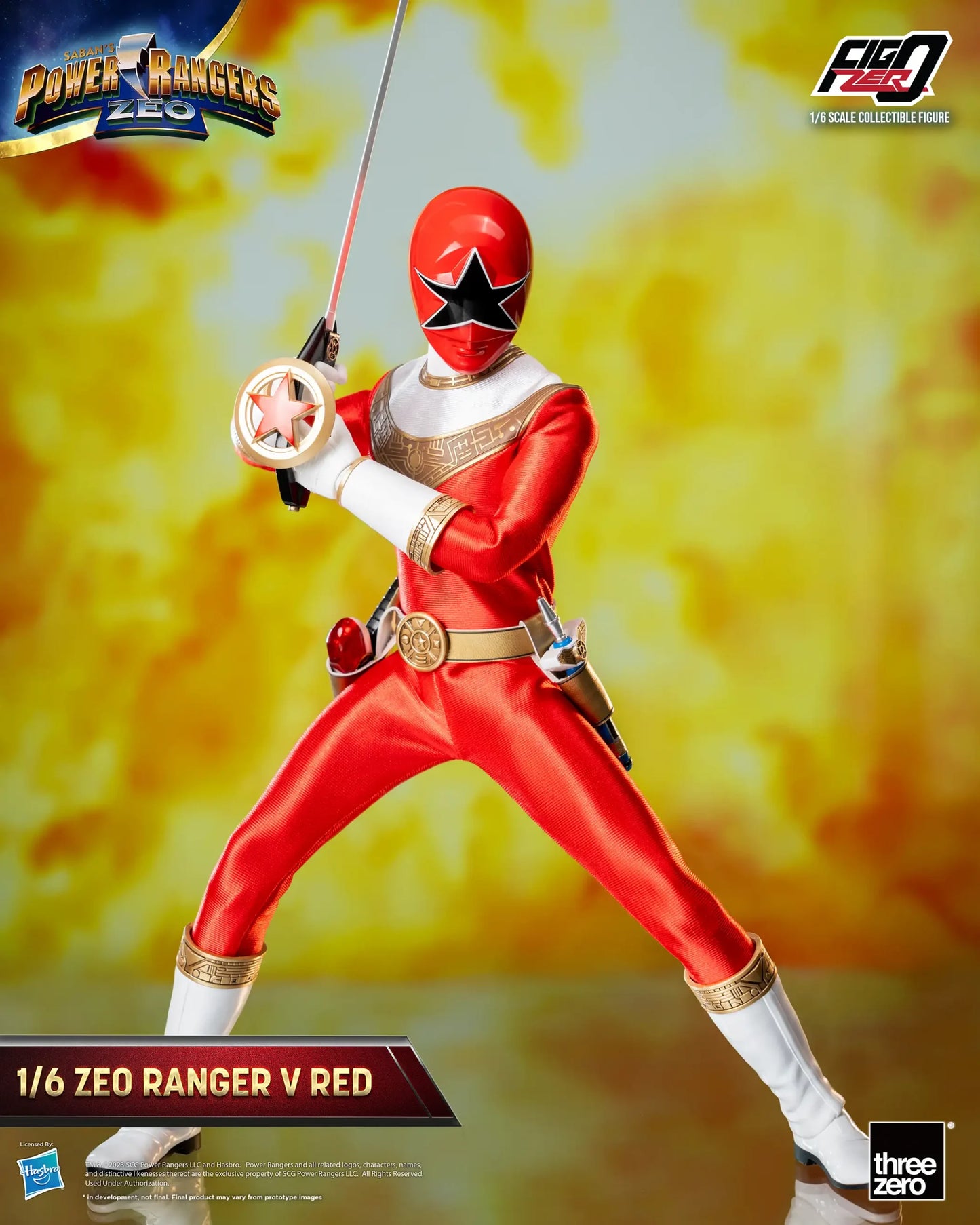 Power Rangers Zeo FigZero 1/6 Zeo Power Ranger V Red