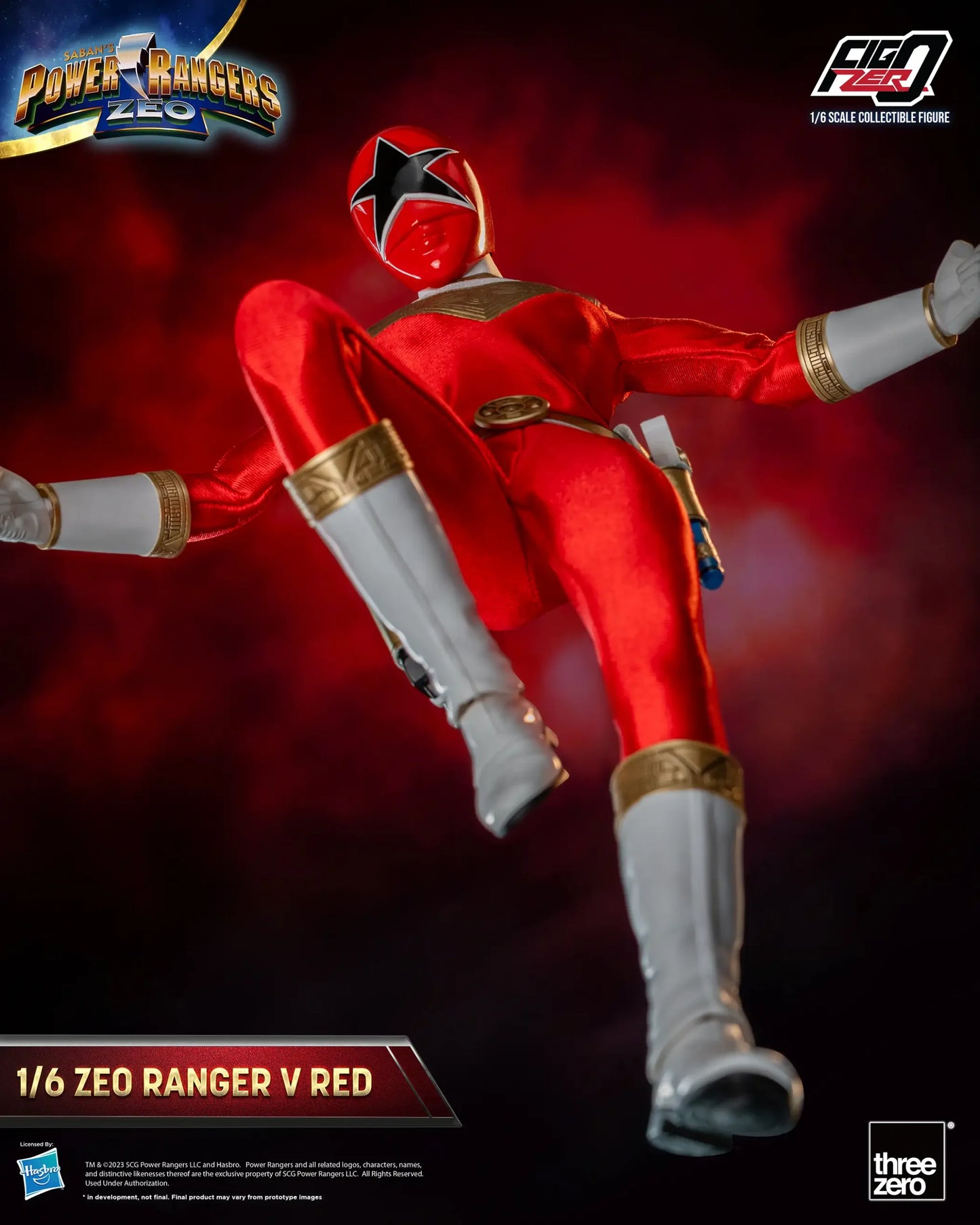 Power Rangers Zeo FigZero 1/6 Zeo Power Ranger V Red