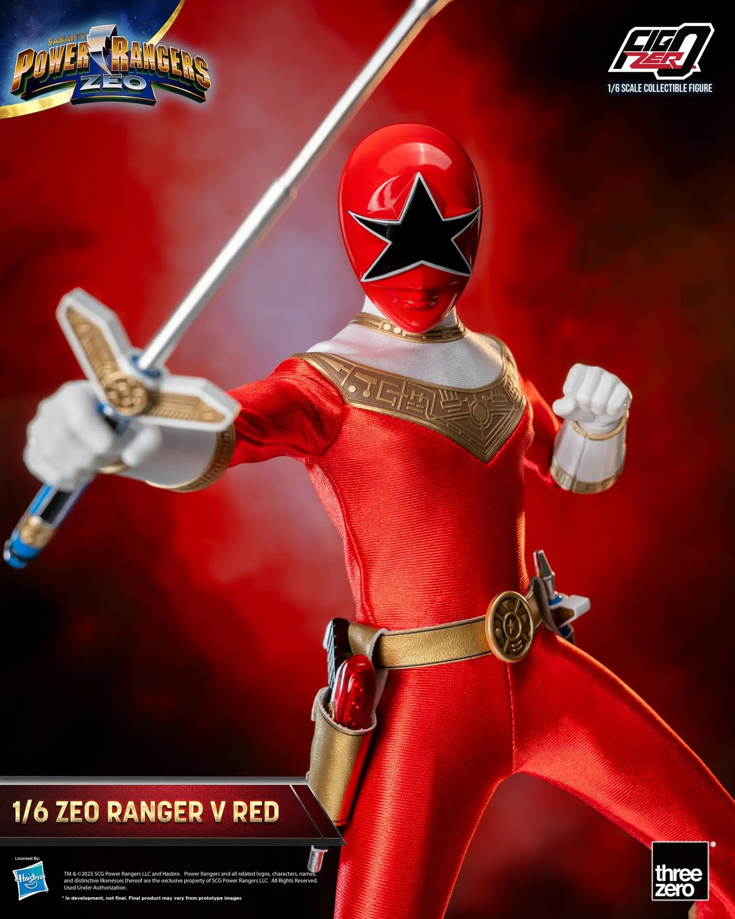 Power Rangers Zeo FigZero 1/6 Zeo Power Ranger V Red