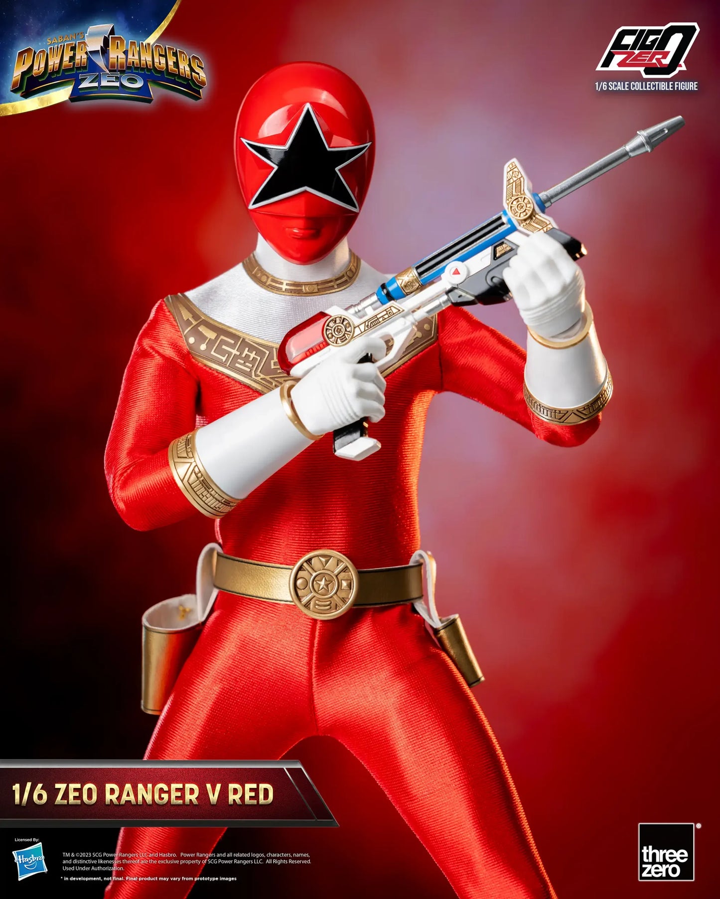 Power Rangers Zeo FigZero 1/6 Zeo Power Ranger V Red