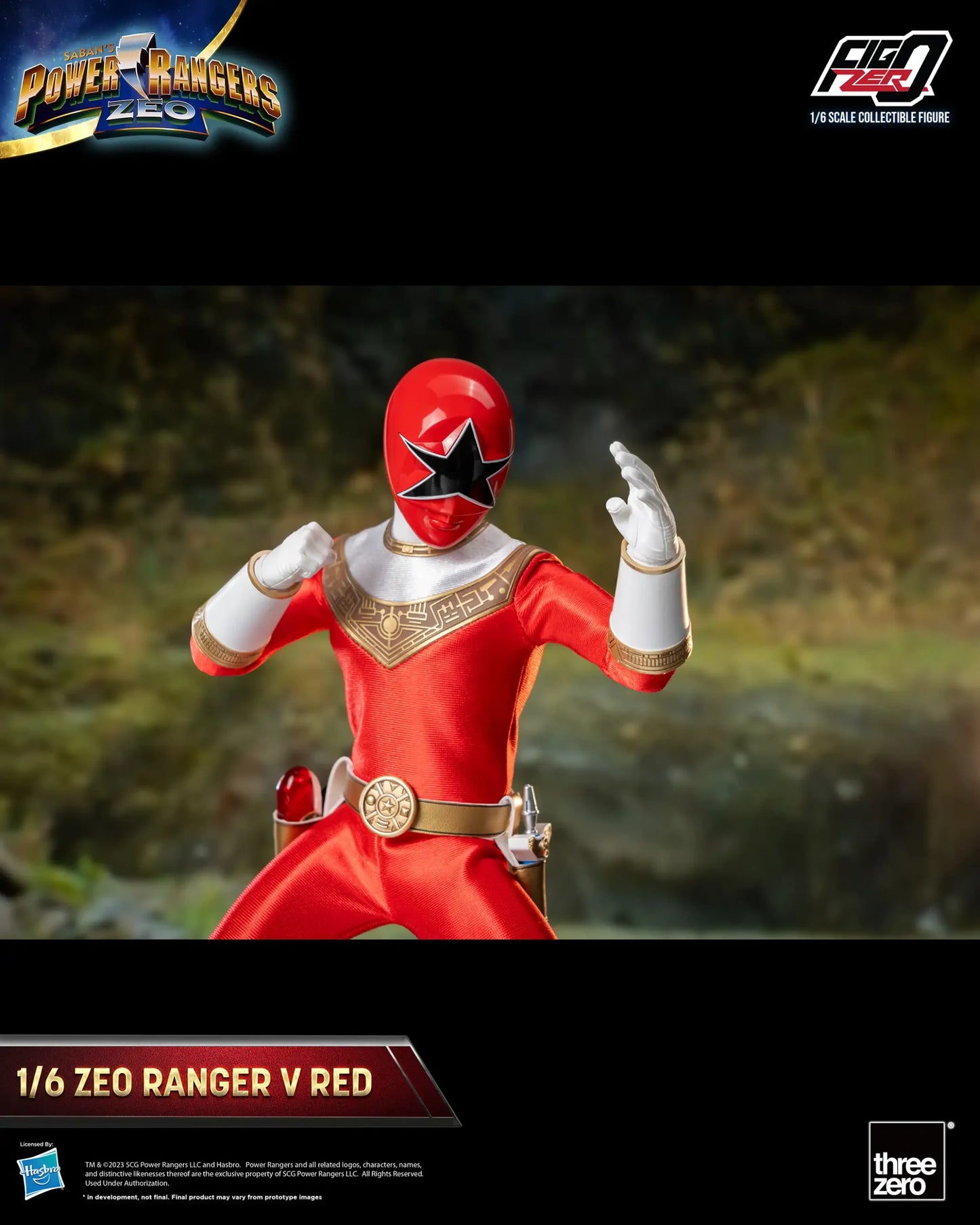 Power Rangers Zeo FigZero 1/6 Zeo Power Ranger V Red