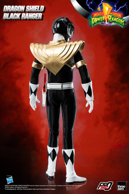 Mighty Morphin Power Rangers FigZero 1/6 Dragon Shield Black Ranger