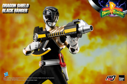Mighty Morphin Power Rangers FigZero 1/6 Dragon Shield Black Ranger