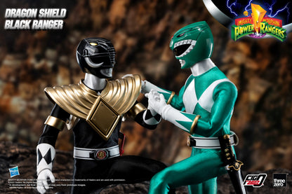 Mighty Morphin Power Rangers FigZero 1/6 Dragon Shield Black Ranger