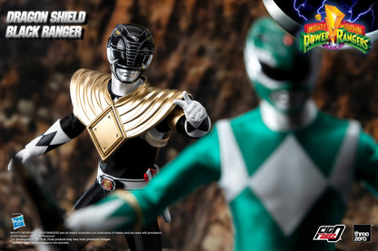 Mighty Morphin Power Rangers FigZero 1/6 Dragon Shield Black Ranger