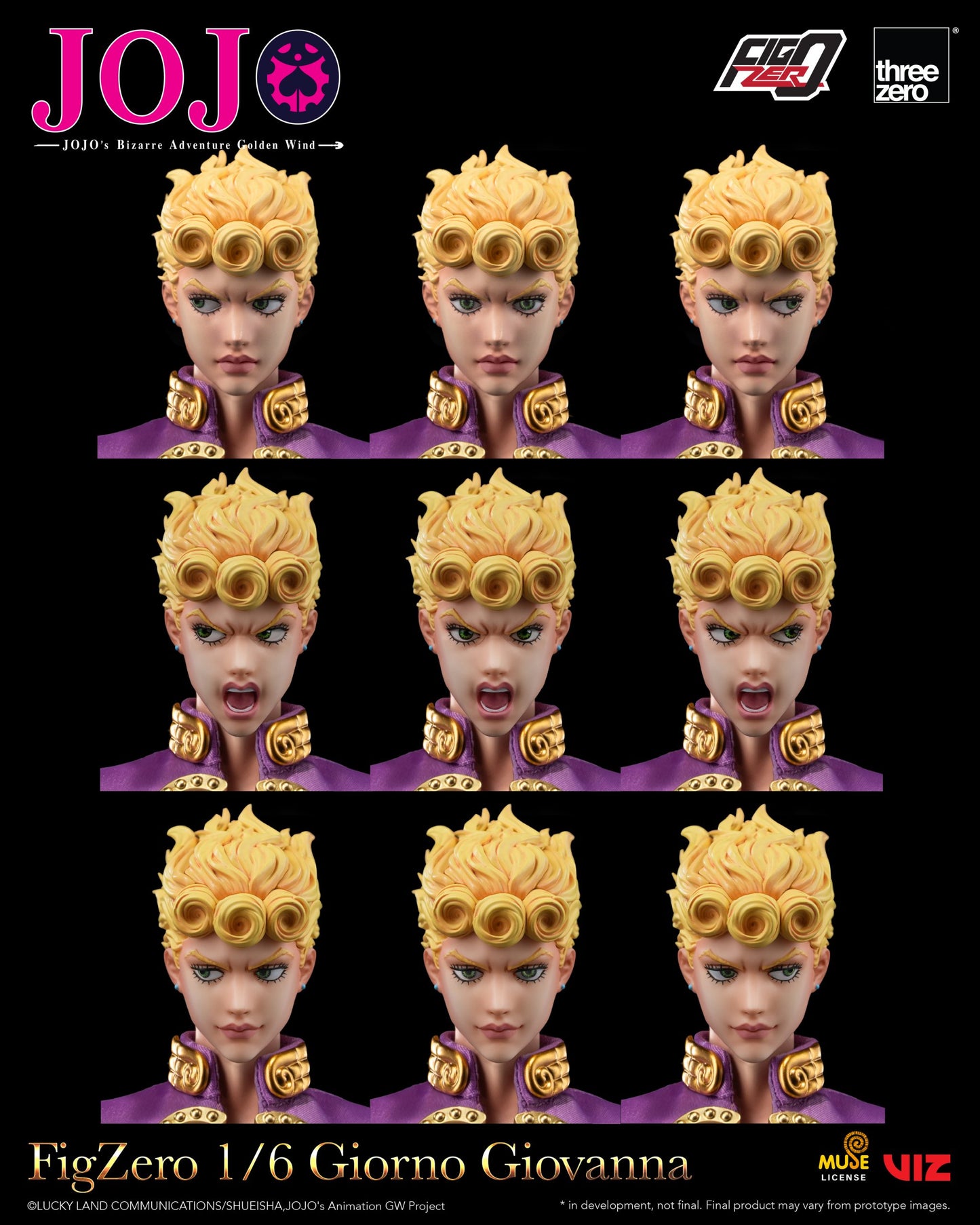 JOJO’s Bizarre Adventure: Golden Wind FigZero 1/6 Giorno Giovanna