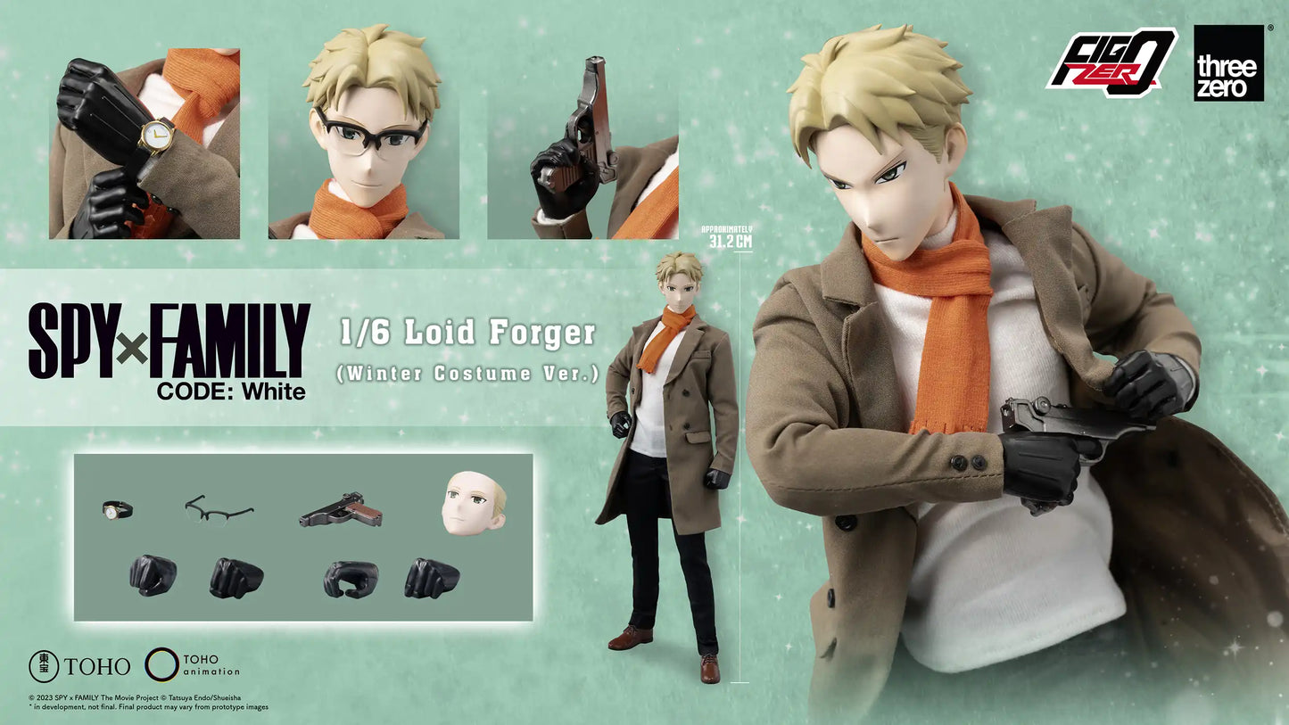 SPY×FAMILY CODE: White FigZero 1/6 Loid Forger (Winter Costume Ver.)