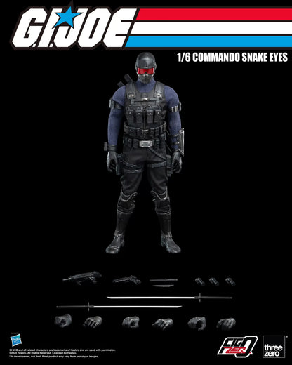 G.I. Joe FigZero 1/6 Commando Snake Eyes