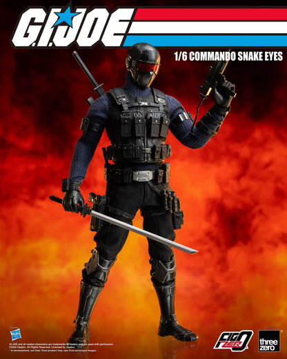 G.I. Joe FigZero 1/6 Commando Snake Eyes