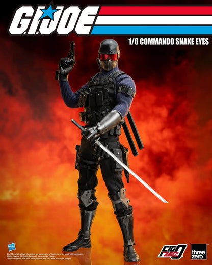 G.I. Joe FigZero 1/6 Commando Snake Eyes