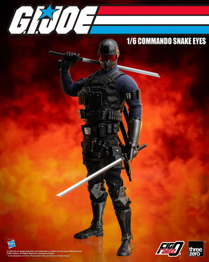 G.I. Joe FigZero 1/6 Commando Snake Eyes