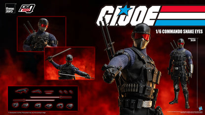 G.I. Joe FigZero 1/6 Commando Snake Eyes