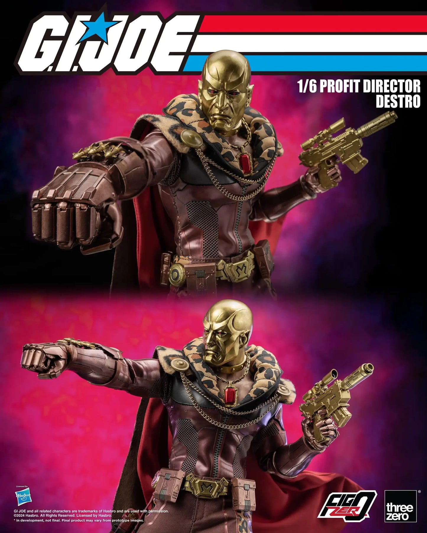 G.I. Joe FigZero 1/6 Profit Director Destro