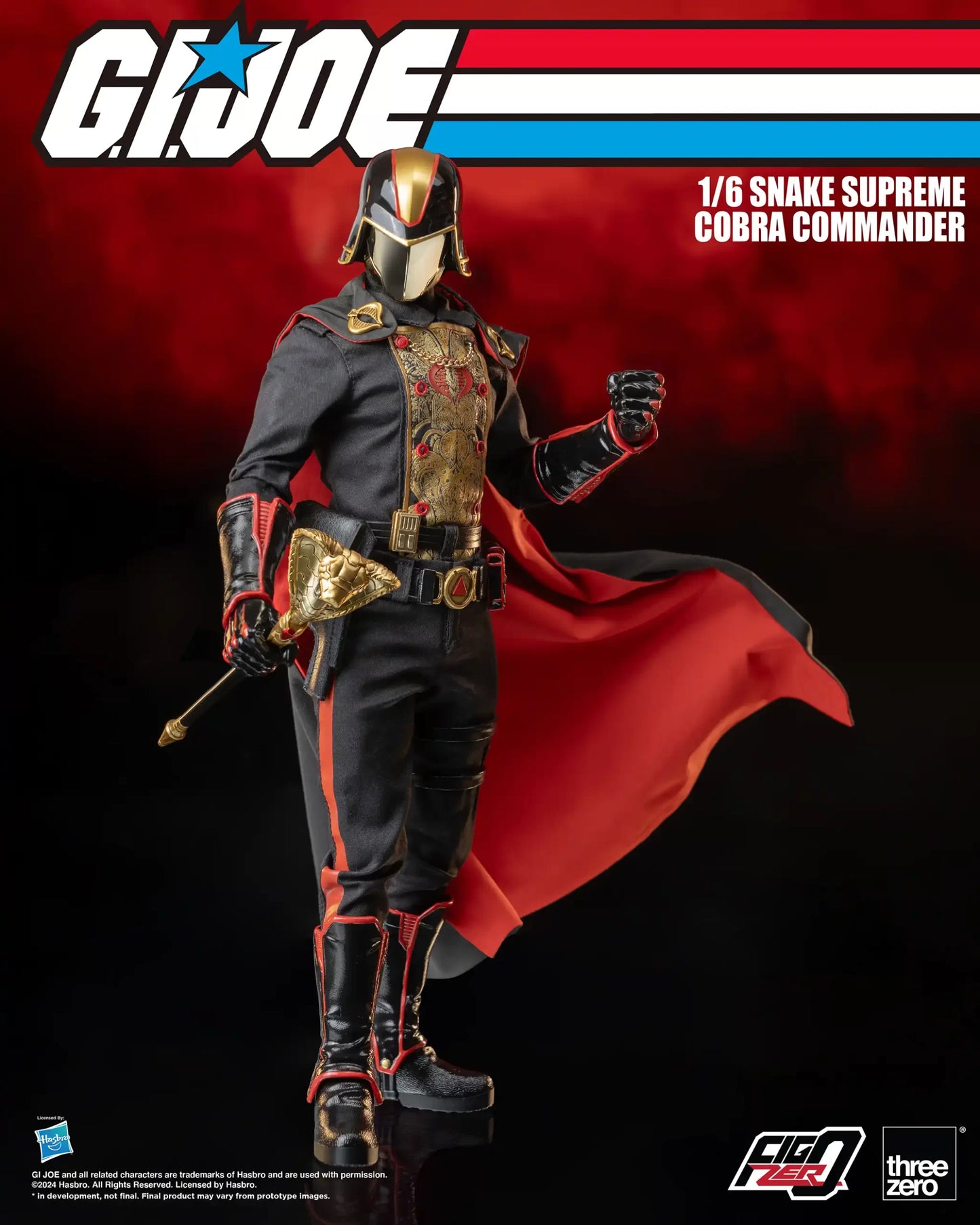 G.I. Joe FigZero 1/6 Snake Supreme Cobra Commander