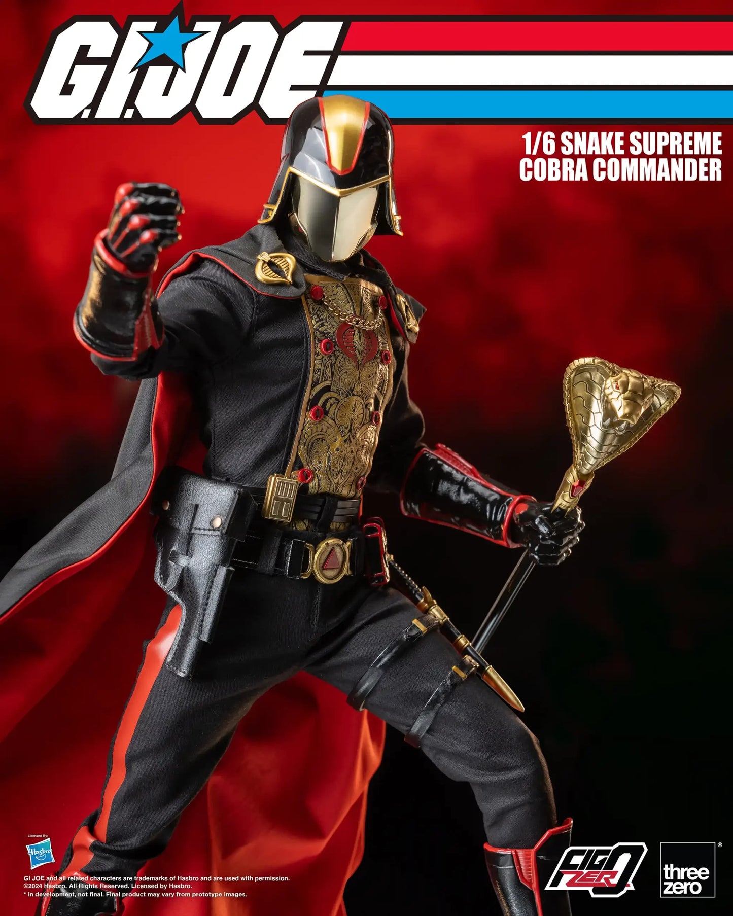 G.I. Joe FigZero 1/6 Snake Supreme Cobra Commander