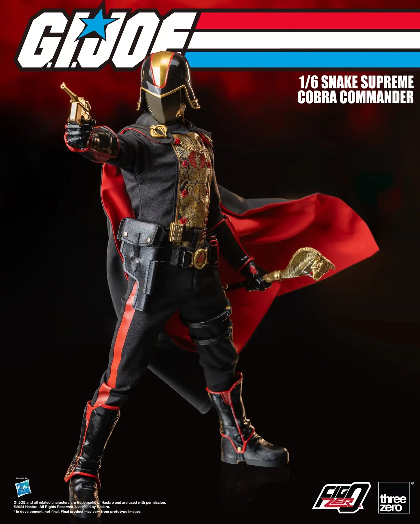 G.I. Joe FigZero 1/6 Snake Supreme Cobra Commander