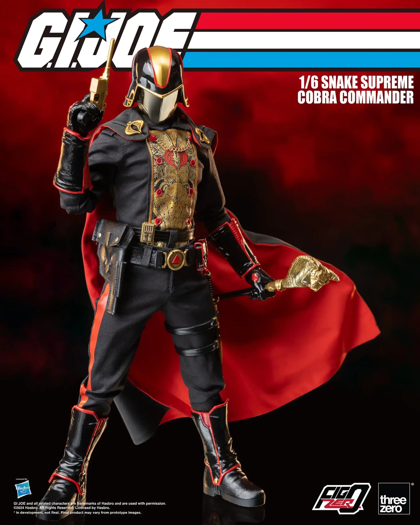 G.I. Joe FigZero 1/6 Snake Supreme Cobra Commander