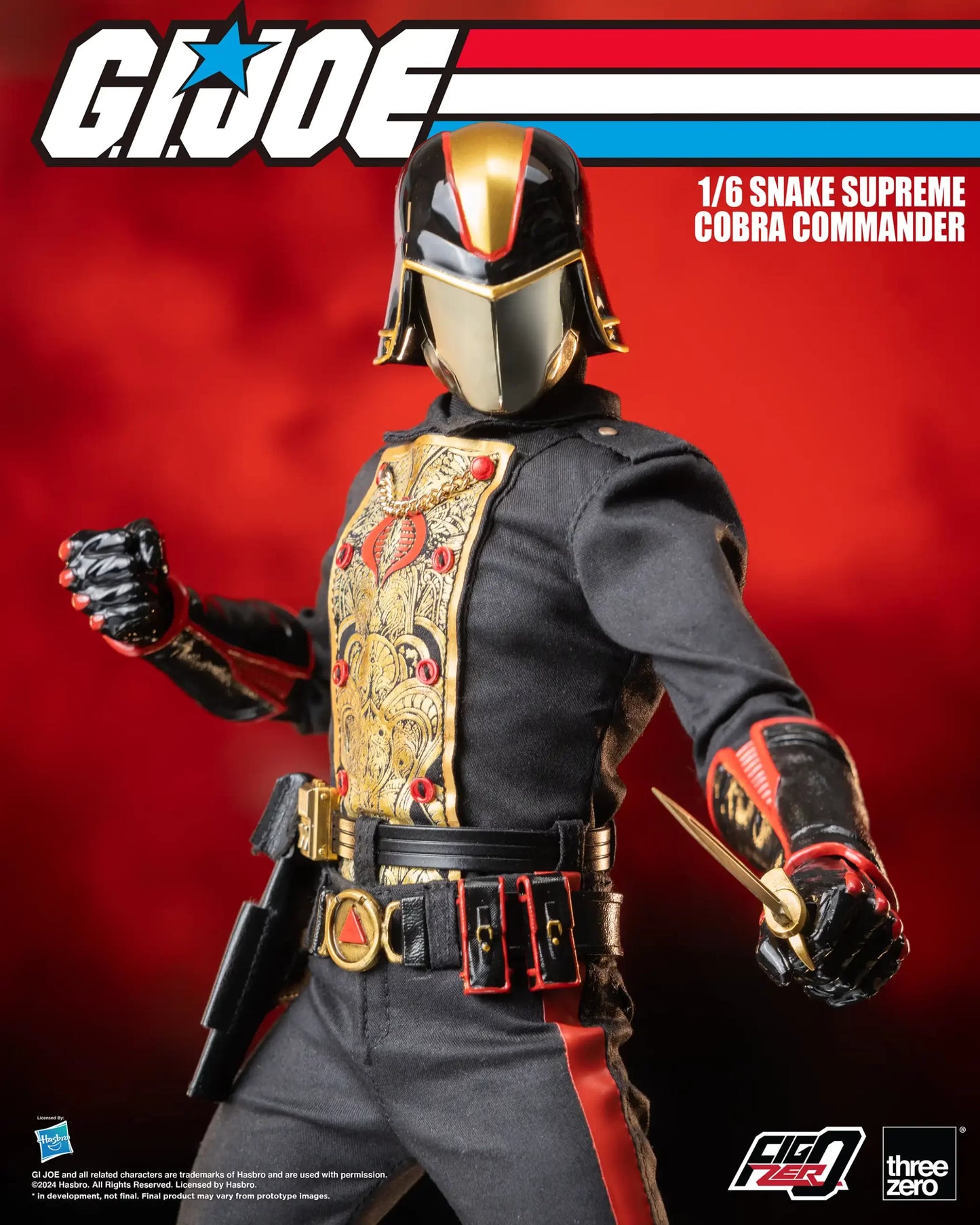 G.I. Joe FigZero 1/6 Snake Supreme Cobra Commander