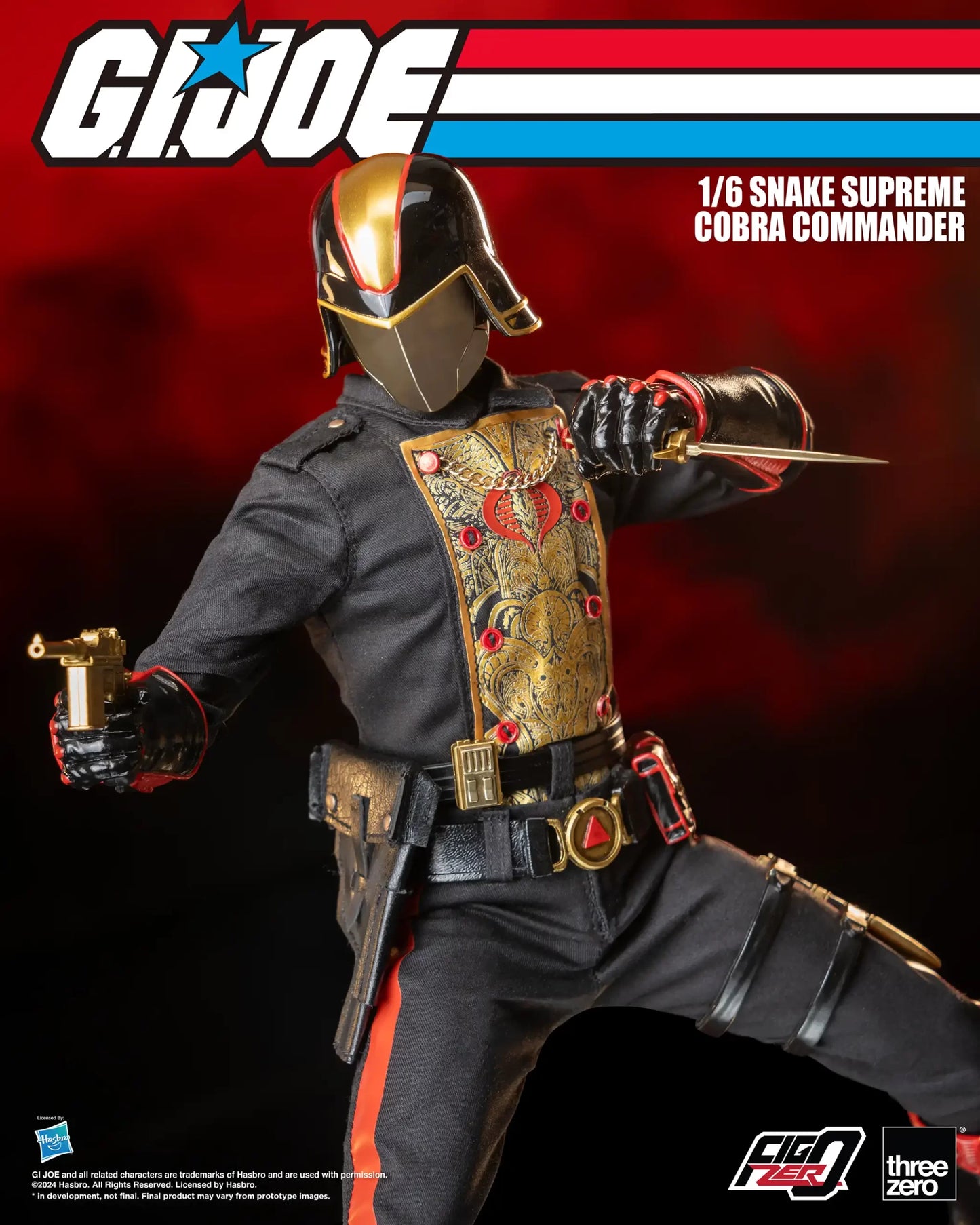 G.I. Joe FigZero 1/6 Snake Supreme Cobra Commander