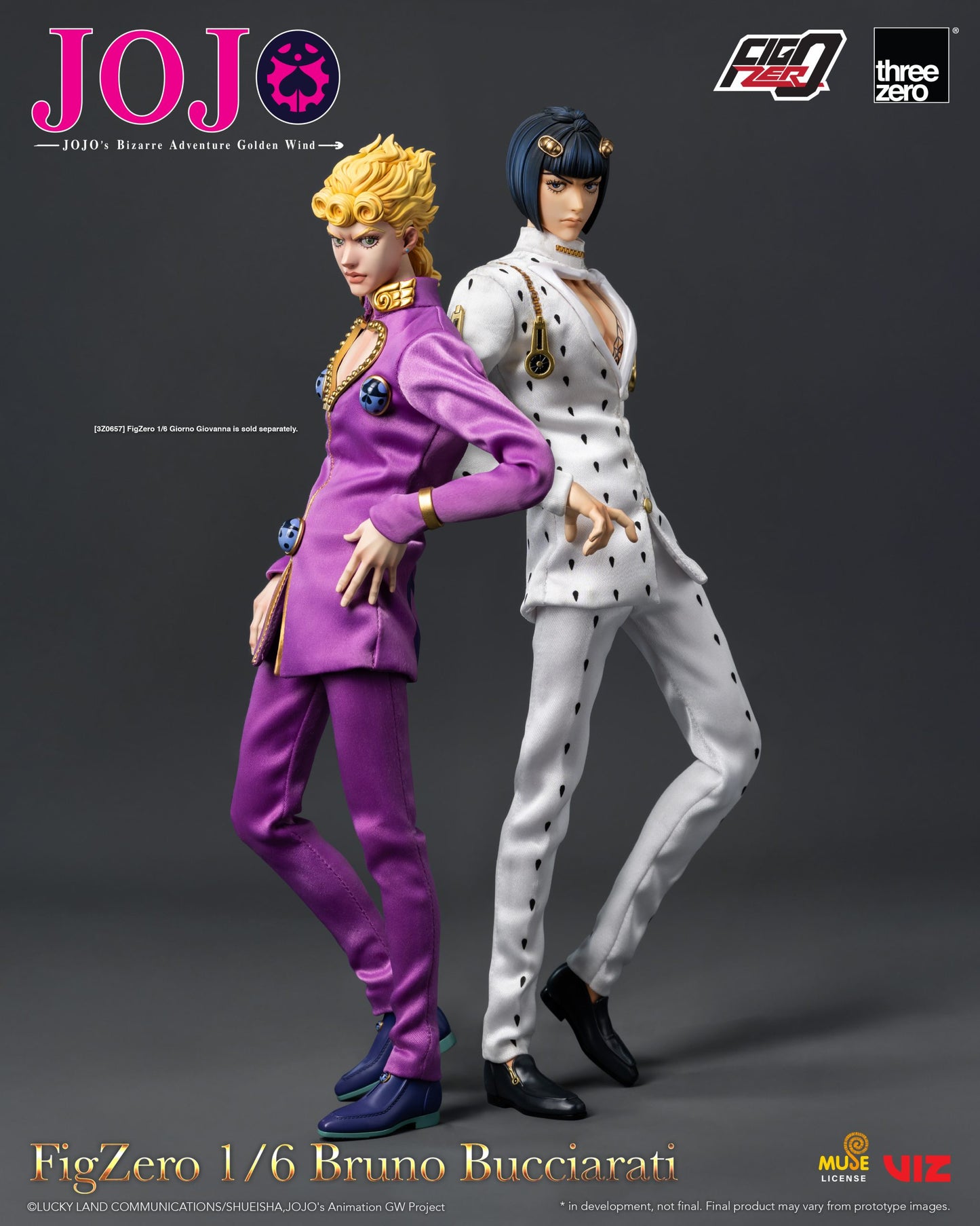 JOJO’s Bizarre Adventure Golden Wind FigZero 1/6 Bruno Bucciarati