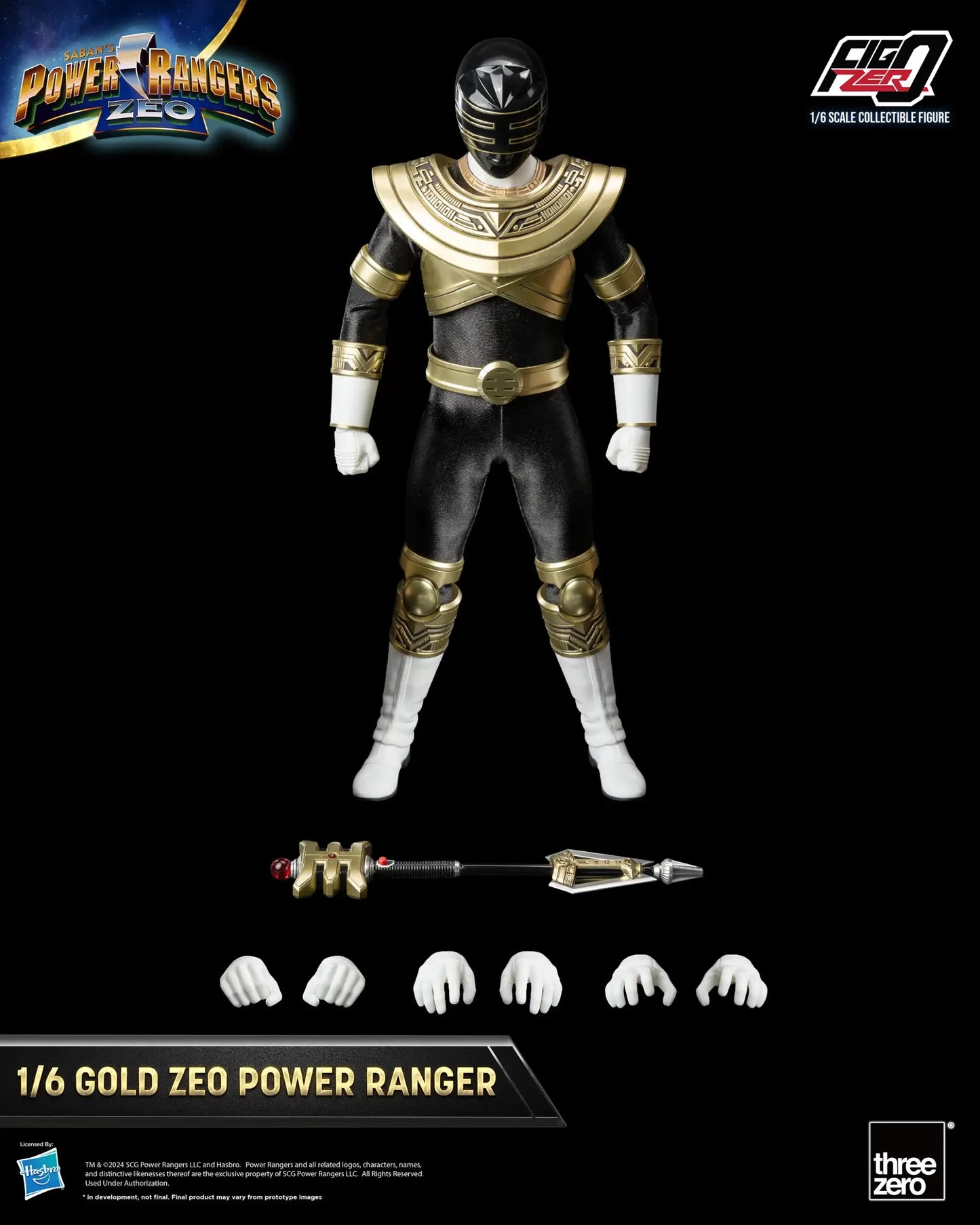 Power Rangers Zeo FigZero 1/6 Gold Zeo Power Ranger