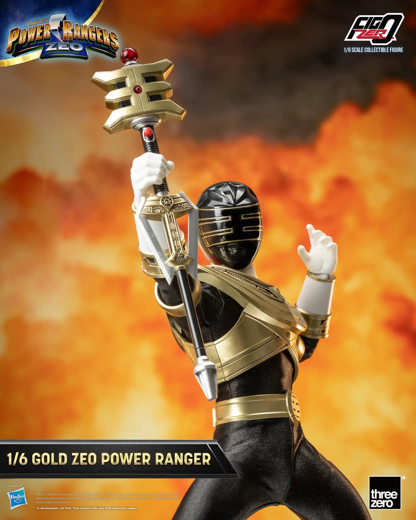 Power Rangers Zeo FigZero 1/6 Gold Zeo Power Ranger