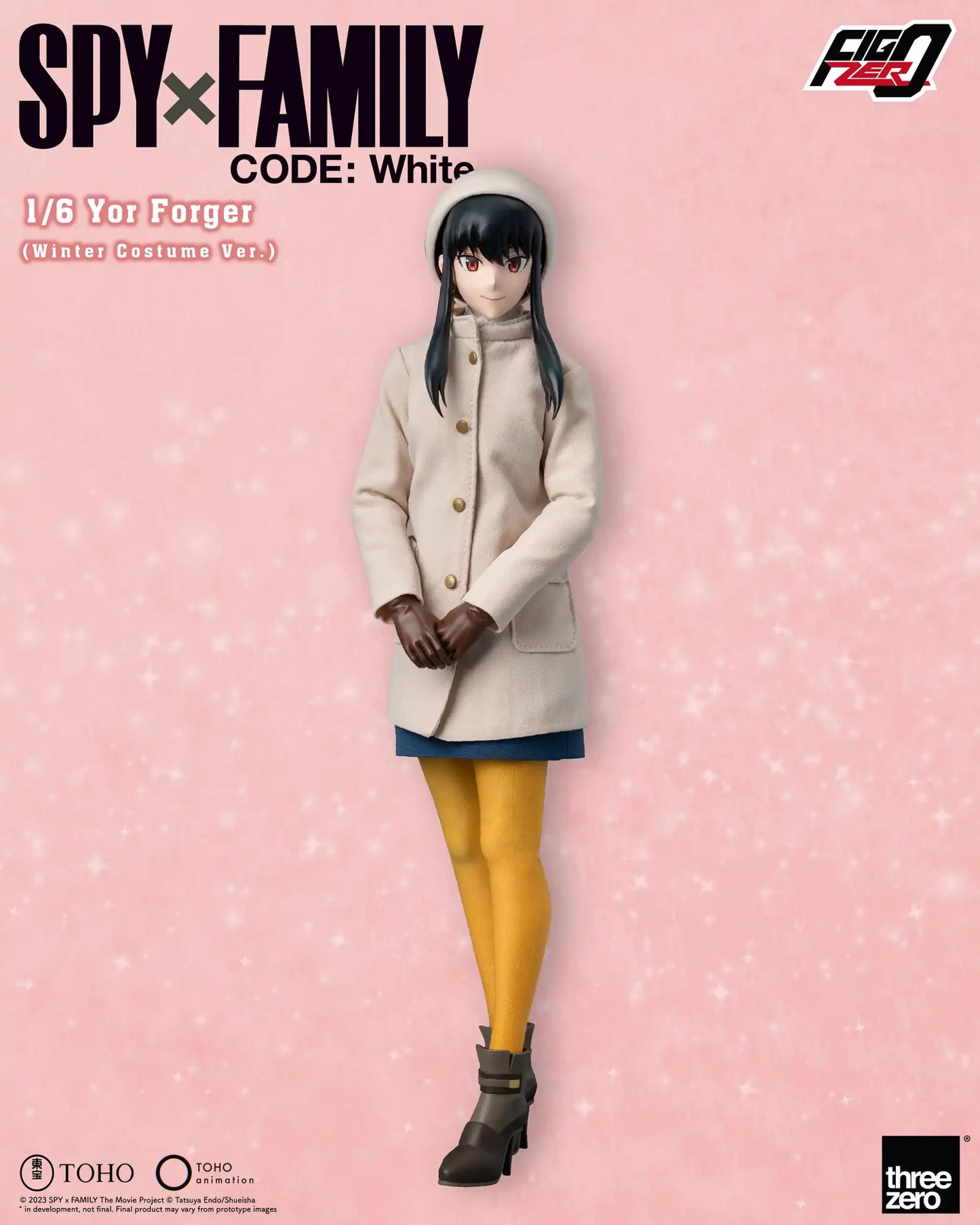 SPY×FAMILY CODE: White FigZero 1/6 Yor Forger (Winter Costume Ver.)