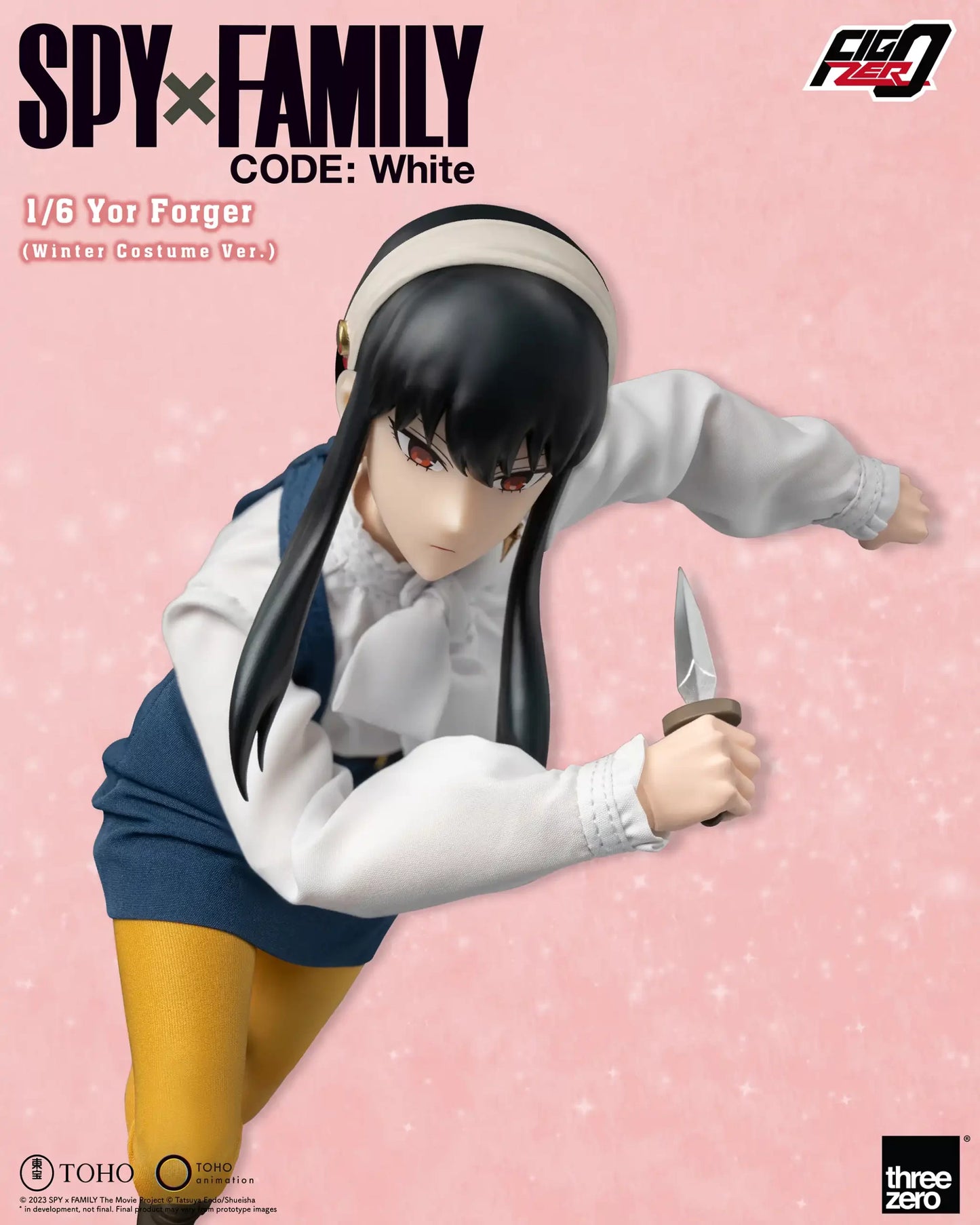 SPY×FAMILY CODE: White FigZero 1/6 Yor Forger (Winter Costume Ver.)