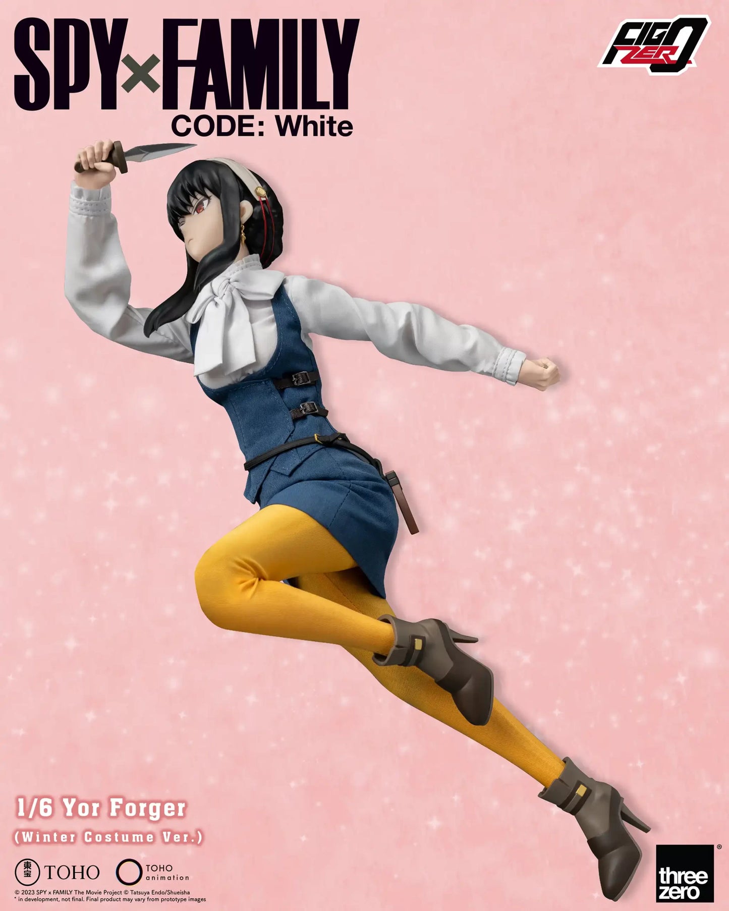 SPY×FAMILY CODE: White FigZero 1/6 Yor Forger (Winter Costume Ver.)