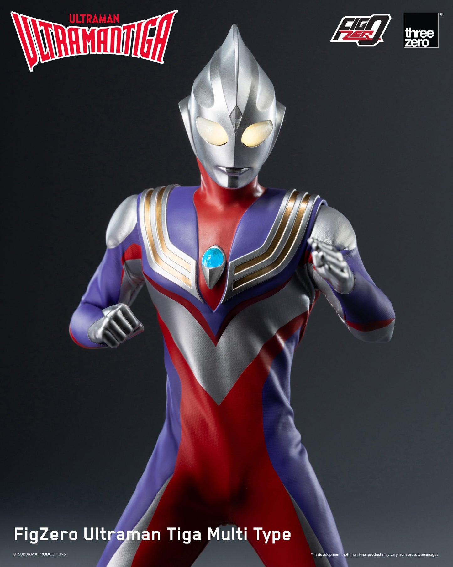 Ultraman Tiga FigZero Ultraman Tiga Multi Type (Special Edition)