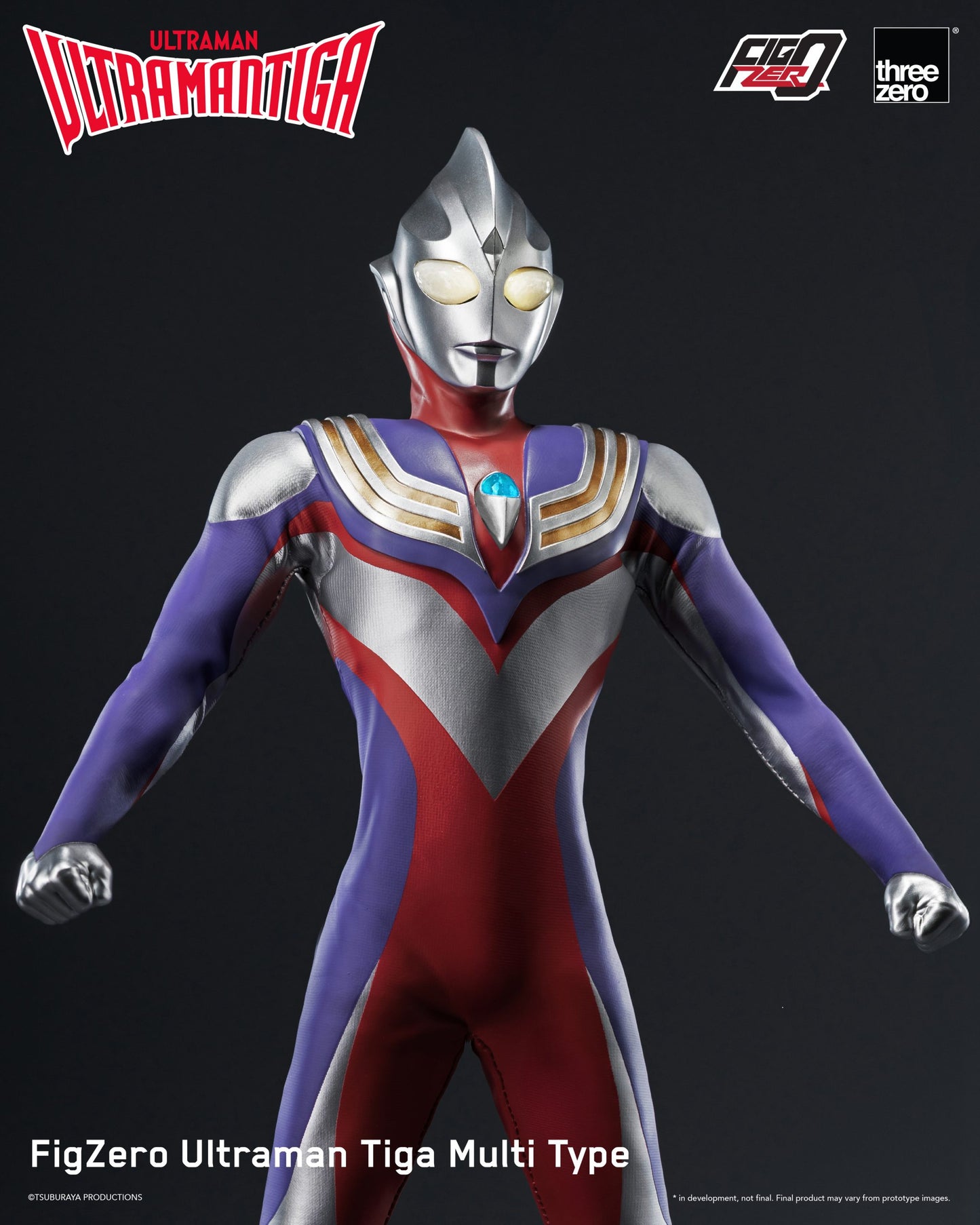 Ultraman Tiga FigZero Ultraman Tiga Multi Type (Special Edition)