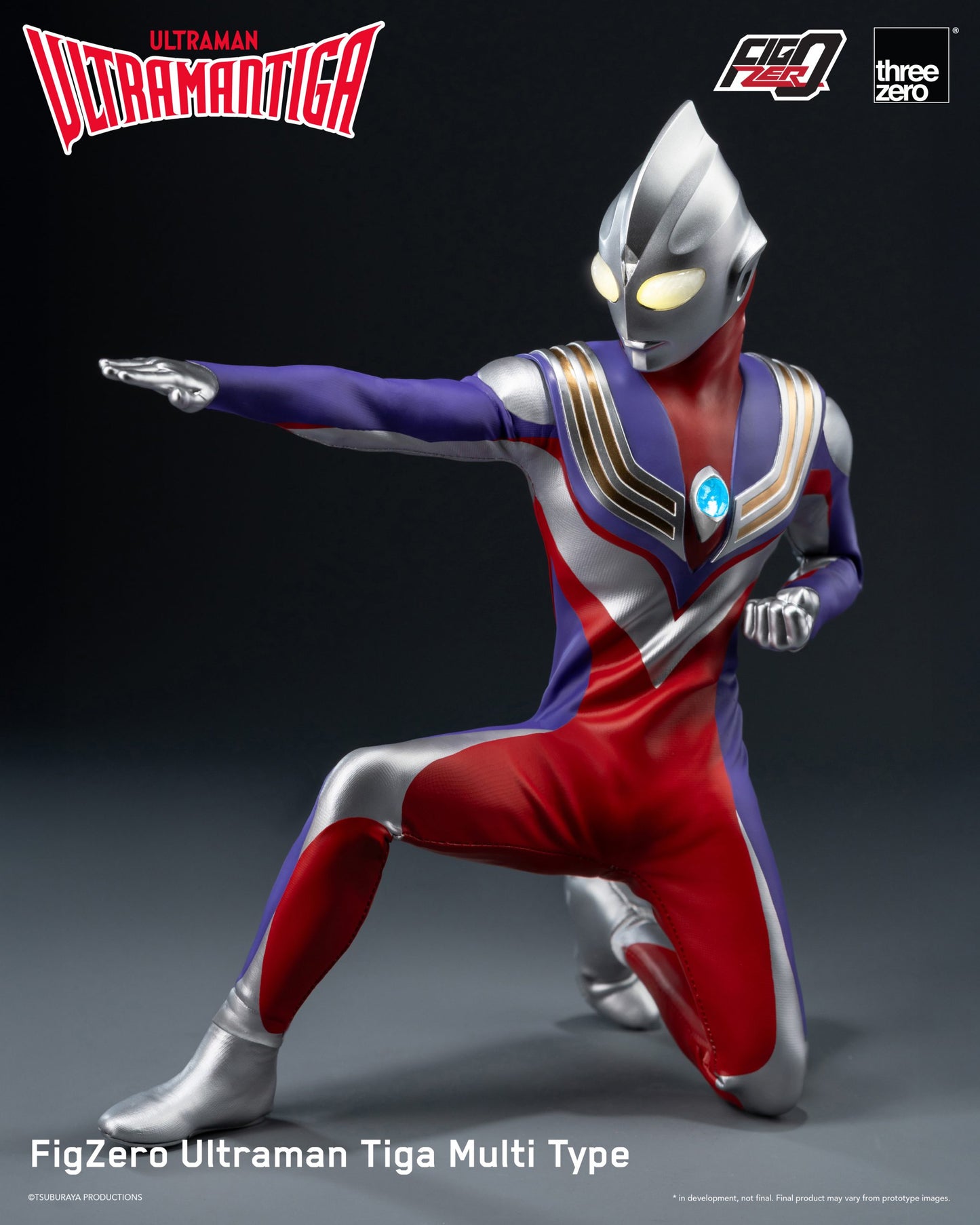 Ultraman Tiga FigZero Ultraman Tiga Multi Type (Special Edition)