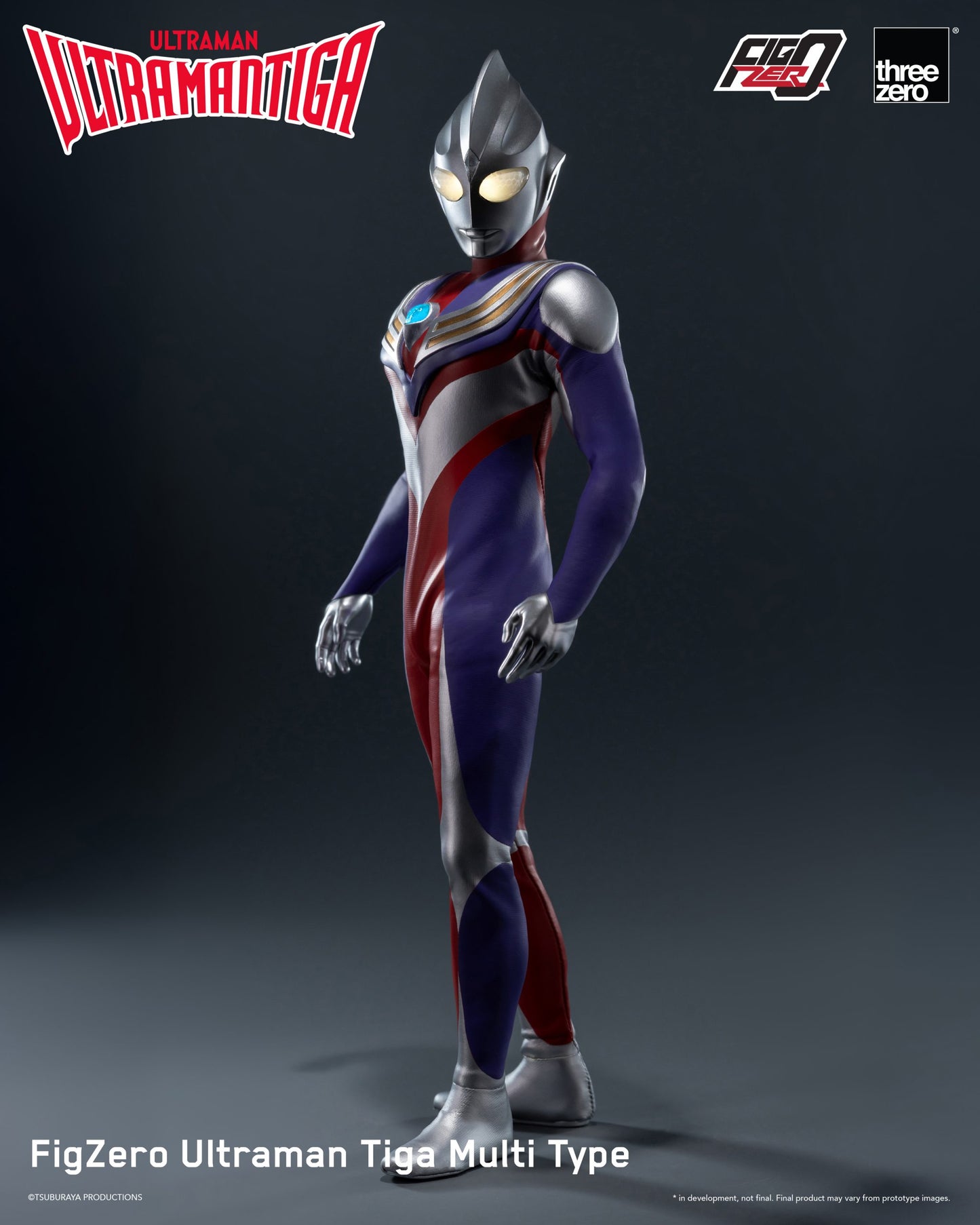 Ultraman Tiga FigZero Ultraman Tiga Multi Type (Special Edition)